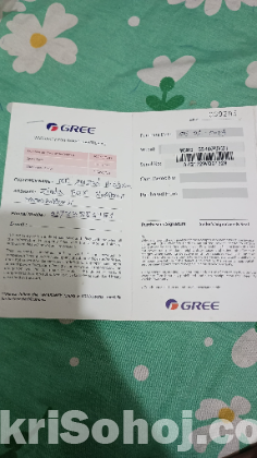 1.5 ton GREE inverter AC